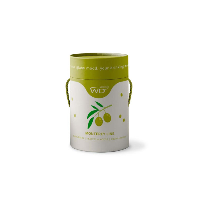 Dispensador de Aceite WD LifeStyle Vidrio Borosilicato 500 Ml Decoración Oliva