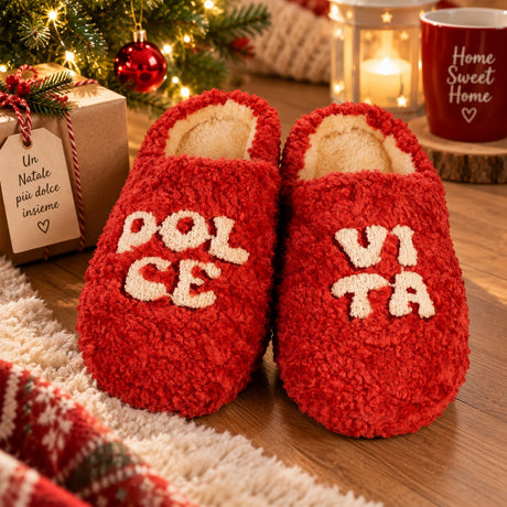 WD LifeStyle Pantuflas Dolce Vita Talla L/XL – Idea Regalo Navideña