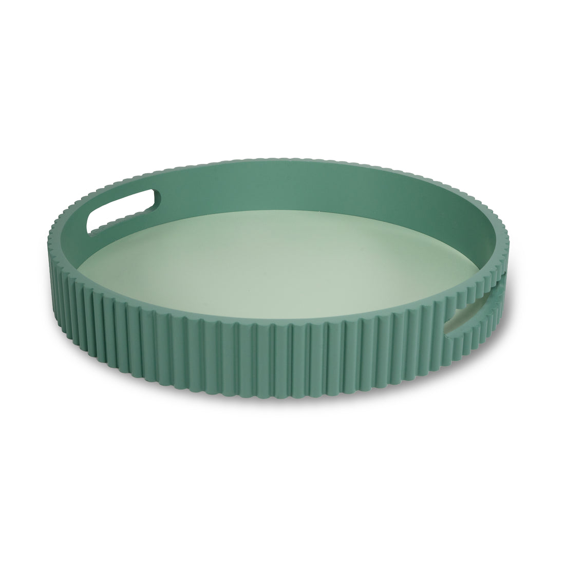WD LifeStyle Vassoio Verde in MDF D 30 Cm – Vassoio Decorativo per Casa e Tavola