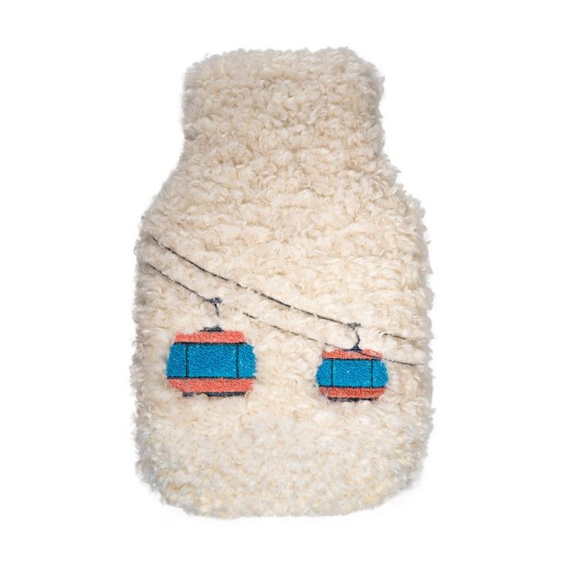 WD LifeStyle Borsa Riscaldante Bouclé Decoro Cabinovia – Idea Regalo Natale