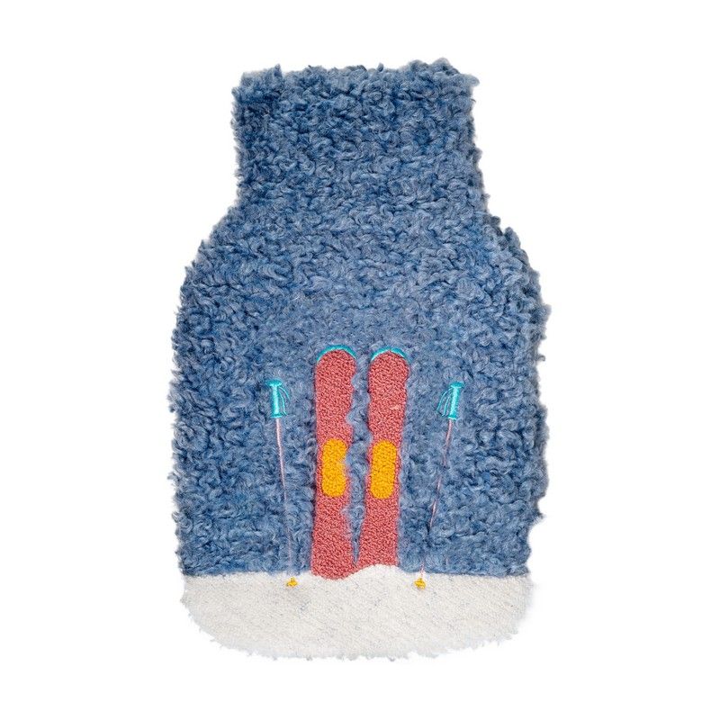 WD LifeStyle Borsa Riscaldante Bouclé Decoro Sci – Idea Regalo Natale