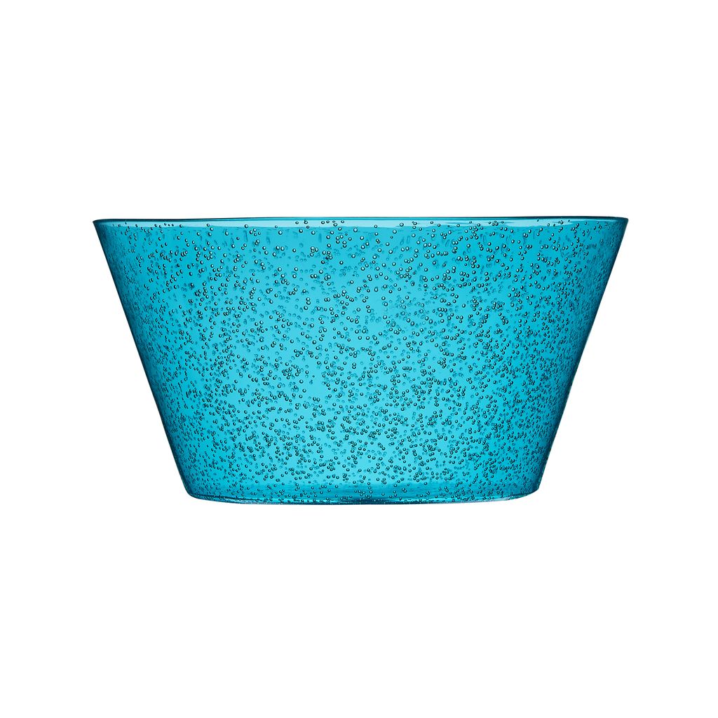 Cuenco Zani Serafino Medium Memento Synth en Metacrilato D 20 Cm Color Turquesa
