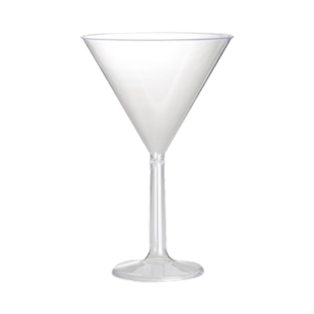 Bigiemme Cáliz Martini Plástico Transparente D 16 Cm H 25 cm