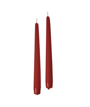 Cerería Di Giorgio Velas Cónicas Ø 2,2 cm Al. 25 cm (10 Uds) - Rojo