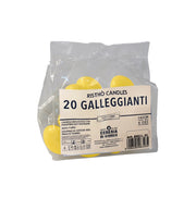 Cereria Di Giorgio Candele Galleggianti Ø 4,5 cm H. 2,7 cm (20 pz) - Giallo