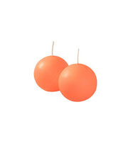 Cerería Di Giorgio Velas Esfera Ø 6 cm (6 Uds) - Naranja