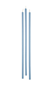 Cerería Di Giorgio Velas Estelo Ø 0,9 cm Al. 37 cm (12 uds) - Celeste