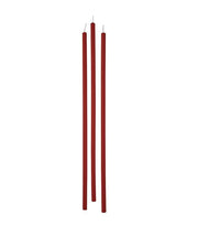 Cereria Di Giorgio Candele Stelo Ø 0,9 cm H. 37 cm (12 pz) - Rosso