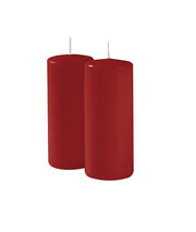 Cereria Di Giorgio Ceri Ø 6 cm H. 15 cm (6 pz) - Rosso
