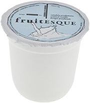 Cereria Di Giorgio Cereria di Giorgio Fruitesque Profumata in Vasetto Yogurt, Cera, Bianco, 7x7x7 cm