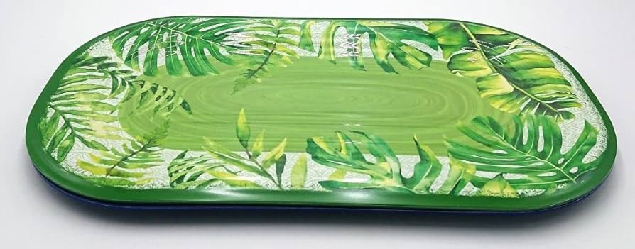 EasyLife Bandeja Ovalada 40 x 23 Cm Bali Verde