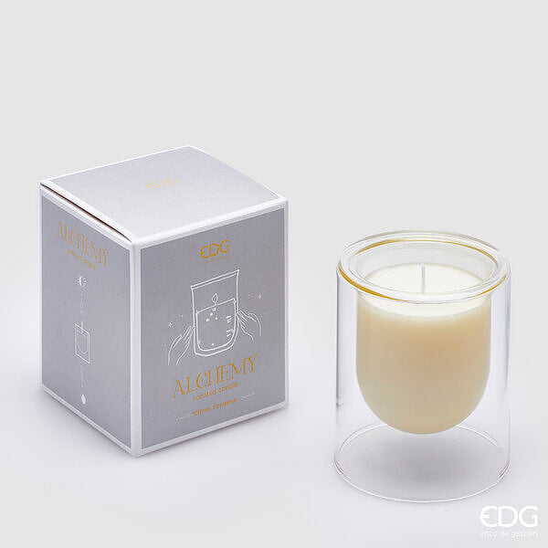 EDG Enzo De Gasperi Vela Alchemy H 10 Cm D 8,5 Cm Citrus Verbena