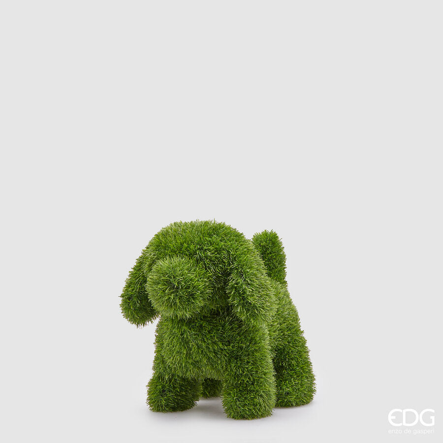 EDG Enzo De Gasperi Decoro Erba Cane H 33 Cm L 23 Cm L 35 Cm Green Verde