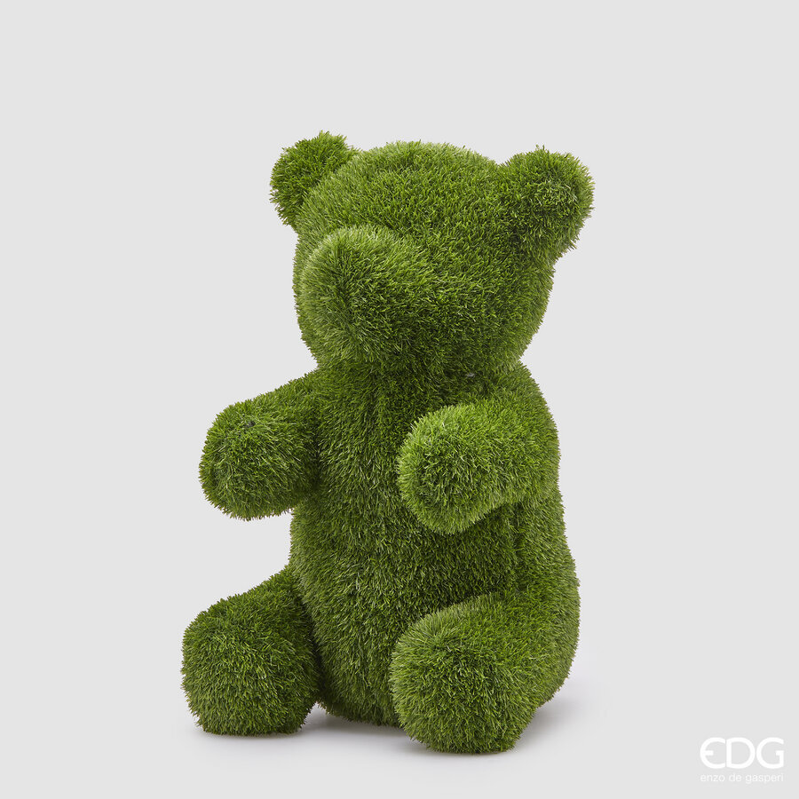 EDG Enzo De Gasperi Decoración Oso Hierba H65 L40 L45 Verde