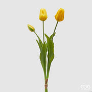 EDG Enzo De Gasperi Tulipán Gomado Olis 3 Ramas H 48 Cm Amarillo 1 Paq