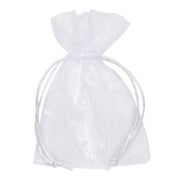 Piovaccari Busta Organza Bianca 7.5 x 10 cm 10 Pz