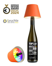 Sompex Top 2.0 Lámpara para Botellas a Batería RGBW Naranja