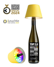 Sompex Top 2.0 Lámpara para Botellas a Batería RGBW Amarillo