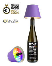 Sompex Top 2.0 Lámpara para Botellas a Batería RGBW Lila
