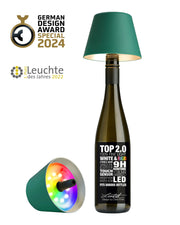 Sompex Top 2.0 Lámpara para Botellas a Batería RGBW Verde