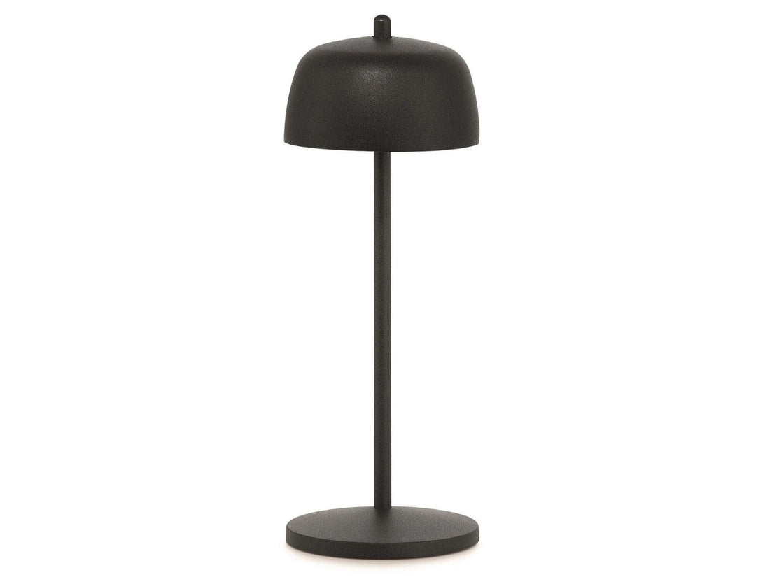 Zafferano Circe Lámpara de Mesa D 110 Mm H 300 Mm Negro Mate