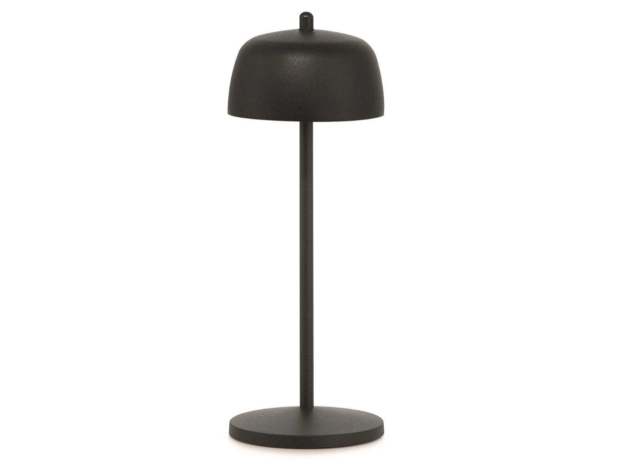 Zafferano Circe Lámpara de Mesa D 110 Mm H 300 Mm Negro Mate