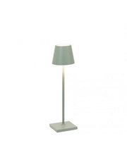 Zafferano Poldina Pro Micro Salvia - Lámpara de Mesa Led H27.5cm