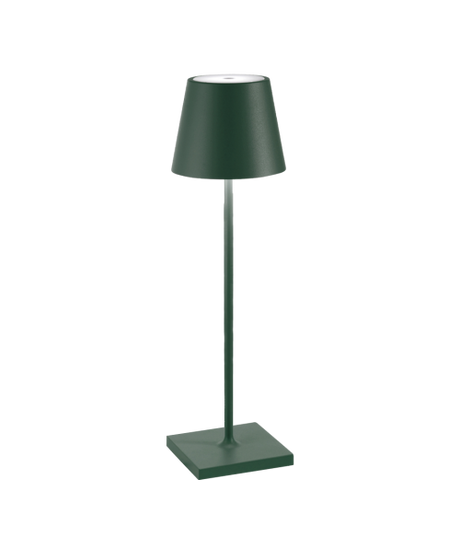immagine-1-zafferano-poldina-pro-verde-scuro-lampada-da-tavolo-in-alluminio-h38-ean-8056300199953