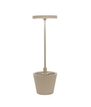 Zafferano Poldina Reverso Arena - Lámpara de Mesa LED H35cm