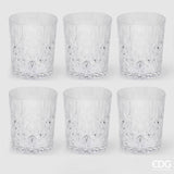 EDG Enzo De Gasperi Vaso Rombi H 10 Cm D 8 Cm 6 Pz