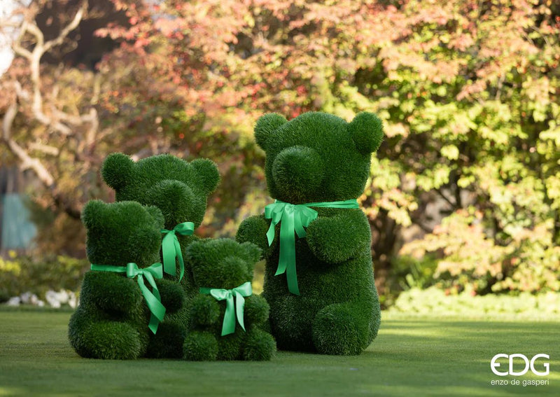 EDG Enzo De Gasperi Decoración Oso Hierba H65 L40 L45 Verde