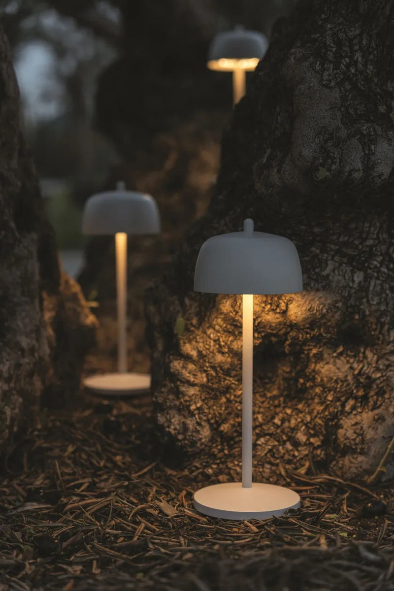 Zafferano Circe Lámpara de Mesa D 110 Mm H 300 Mm Negro Mate