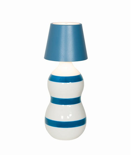 Zafferano Poldina Stopper Lampada H 111 Mm D 111 Mm Blu