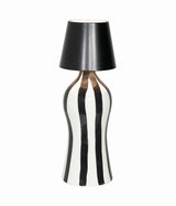 Zafferano Righe Bottiglia Lido D 110 Mm H 264 Mm Nero