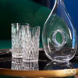 EDG Enzo De Gasperi Vasos Rombos H 14 Cm D 8 Cm 6PZ